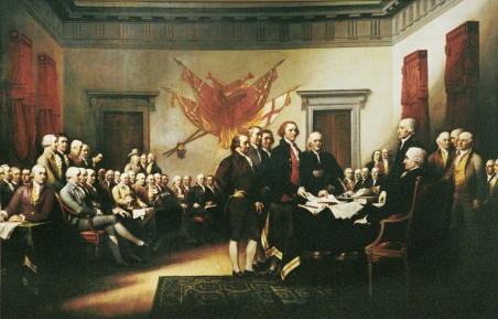 John Trumball's "Declaration of Independence"
